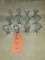 (12) GLASS CANDLE HOLDERS