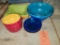 MISC. PLASTIC COLORED BOWLS (18)