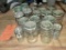 (17) ASSORTED GLASS CANNING JARS W/ATTACHED LIDS