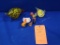 (7) ASSORTED GLASS CHICKENS