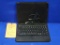 ZAGG BLACK iPAD CASE W/KEYBOARD, APPROX. 10