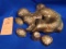 (6) COPPER HANGING DECORATIONS/BAKING MOLDS