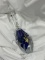 PURPLE GLASS PERFUME BOTTLE, S/N SJ5010