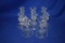 (8) GLASS CANDLE HOLDERS
