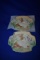 (3) GLASS EASTER TRAYS