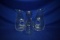 (3) GLASS VASES, HOME DECORATIONS