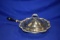 SILVER ANTIQUE SERVING DISH W/LID
