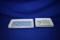 (3) SMALL RECTANGLE TRAYS, (2) LARGE RECTANGLE