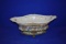 GLASS FLORAL DECORATIVE TUB