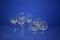 (7) WINE GLASSES