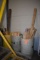 (3) PLASTIC BARRELS OF MISC. WOOD