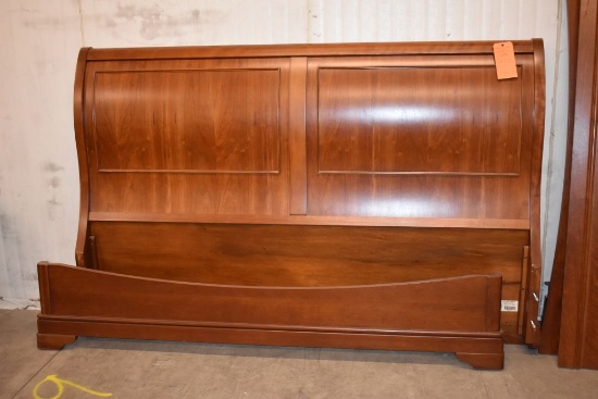 STANLEY KING SLEIGH BED HEADBOARD & FRAME