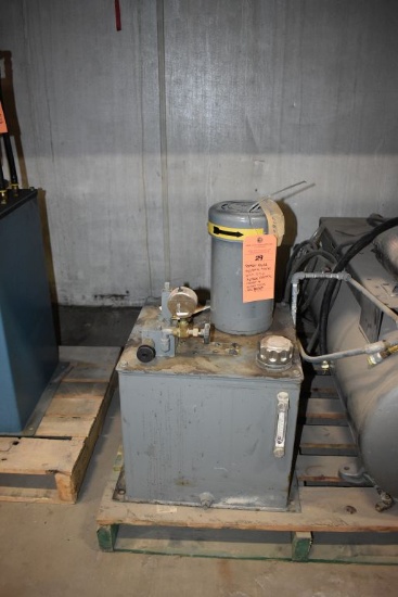 PARKER FLUID SYSTEMS TANK, 2 HP 3 PHASE ELECTRIC MOTOR