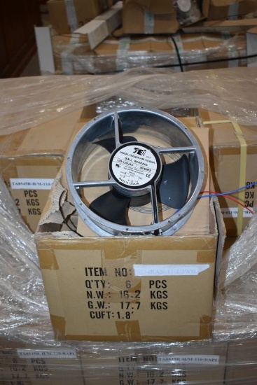 BOX W/TEI 0912 BALL BEARING FANS,