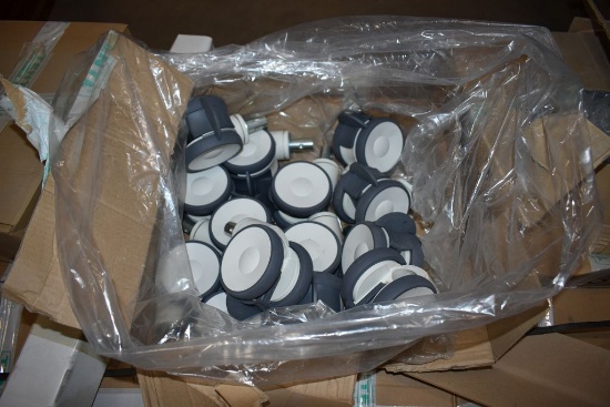 NEW IN BOX, TENTE CASTERS, APPROX. (16) PER BOX,