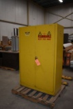 JUSTRITE FLAMMABLE MATERIALS SAFETY STORAGE CABINET,