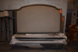 BERNHARDT KING SIZE COMPLETE BED FRAME, HEADBOARD,