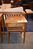 HARDEN WOODEN NIGHT STAND, 1 DRAWER, 1 SHELF,