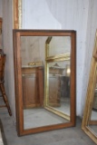 WOOD FRAMED MIRROR, 32