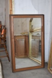 WOOD FRAMED MIRROR, 32