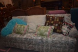 (9) MISC. PILLOWS, VARIOUS SIZES & COLORS