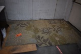 GREEN AREA RUG, 58