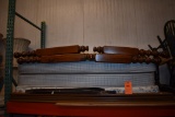 (2) TWIN BED FRAMES, BOX SPRING & 2 MATTRESSES