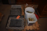 MISC. ITEMS: (2) BUCKETS OF HARDWARE,