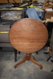 WOODEN TILT TOP TABLE, 30