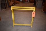 PAINTED QUILT RACK, 25-1/2