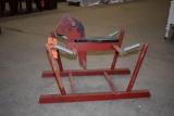 VINTAGE WOODEN BOUNCING ROCKING HORSE, RED