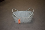 WICKER BASKET W/HANDLES