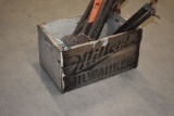 MILLER MILWAUKEE WOODEN BEER CRATE