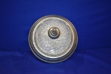 (2) SILVER LIGHTS W/GLASS