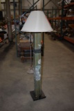 DECO GREEN FLOOR LAMP, 1 BULB, APPROX. 60