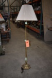 ANTIQUE FLOOR LAMP, 2 BULBS, APPROX. 61