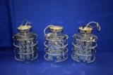 (2) CHADELIERS W/PRISMS, 8