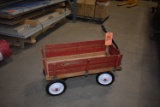 FLATBED WAGON W/REMOVABLE WOODEN SLATBOARD SIDES