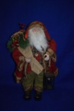 SANTA HOLDING LANTERN CHRISTMAS DECORATION, 24