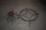 (2) METAL WIRE DECORATIONS