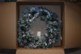 CHRISTMAS WREATH (IN BOX), DECORATED, APPROX. 32