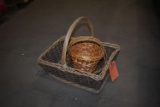 (3) WOVEN BASKETS, APPROX. 5