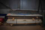 PALLET OF INDUSTRIAL STEEL & WOOD DOORS, UP TO 4'W