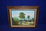 FRAMED PAINTING ON CAVAS, 21