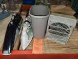 (4) MISC ITEMS: HOLMES SMALL PLASTIC FAN,