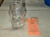 (15) LARGE GLASS KERN CANNING JARS ONLY (NO LIDS),
