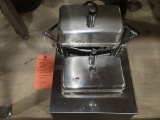 (2) METAL SOAP DISPENSERS, (1) METAL PAPER TOWEL DISPENSER