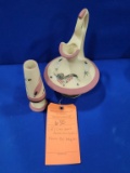 (2) CLAY NATIVE AMERICAN POTTERY PIECES BY BETTY SELLY