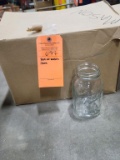 BOX OF MASON JARS