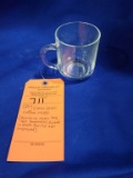 (20) CLEAR GLASS COFFEE MUGS